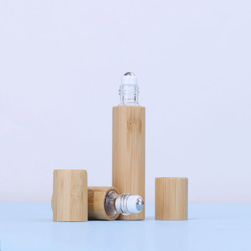 5ml 10ml Bamboo Roll-On Glass Bottle for Lip Oil Gloss - Xuzhou OLU Daily Products Co., Ltd.