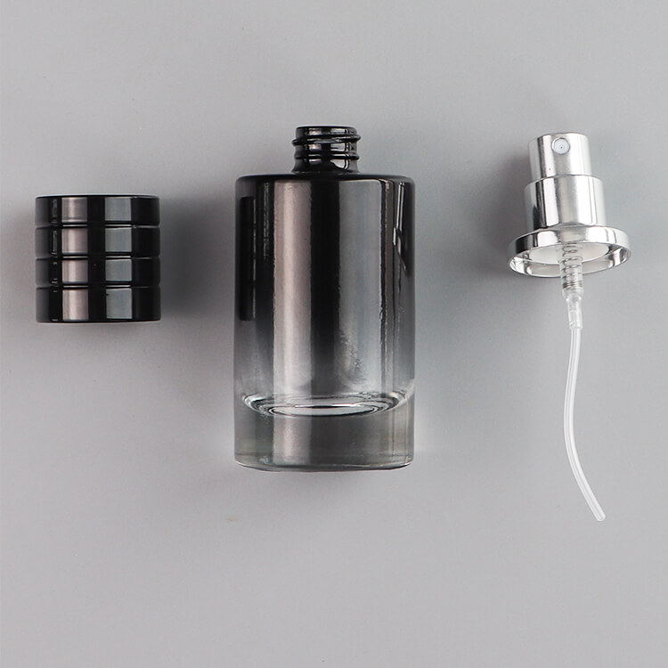 50ml Ombre Cylinder Fine Mist Spray Glass Perfume Bottle - Xuzhou OLU Daily Products Co., Ltd.