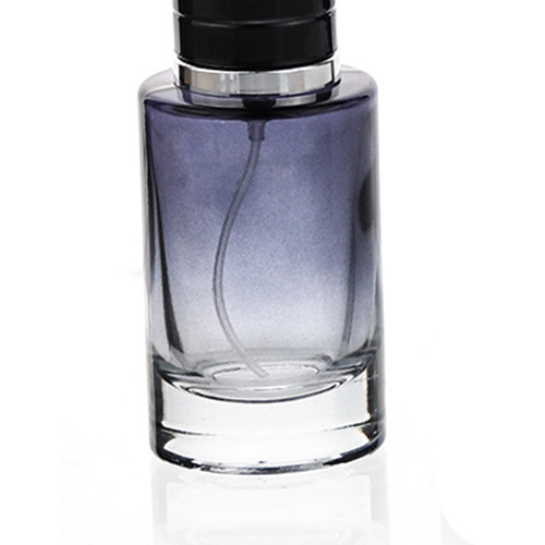 round glass perfume bottle