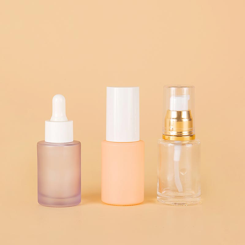 3CL Colored Oil Dropper Bottles Pump Glass Cosmetic Packaging - Xuzhou OLU Daily Products Co., Ltd.
