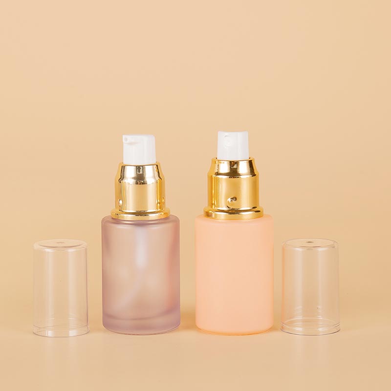 1 oz Face Serum Spray Lotion Pump Glass Bottle with Clear Cap - Xuzhou OLU Daily Products Co., Ltd.