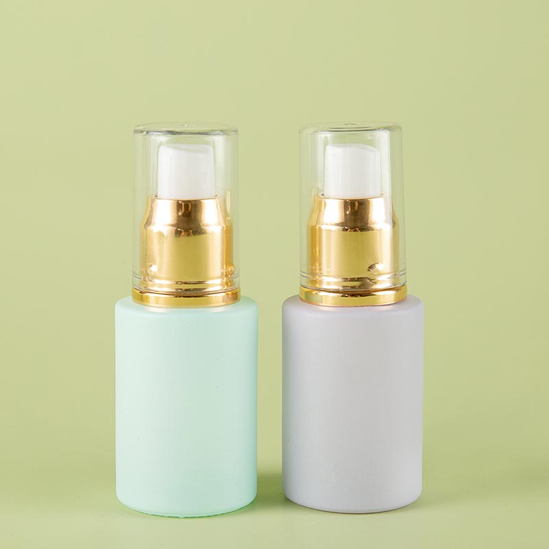 1 oz Face Serum Spray Lotion Pump Glass Bottle with Clear Cap - Xuzhou OLU Daily Products Co., Ltd.