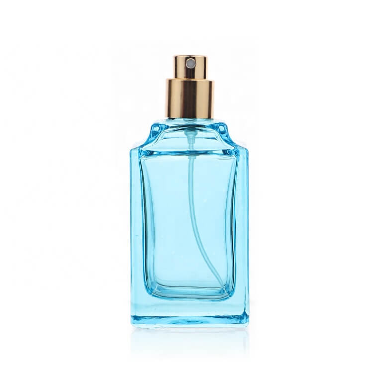 55ml Square Black Red Blue Mist Spray Perfume Glass Bottle - Xuzhou OLU Daily Products Co., Ltd.