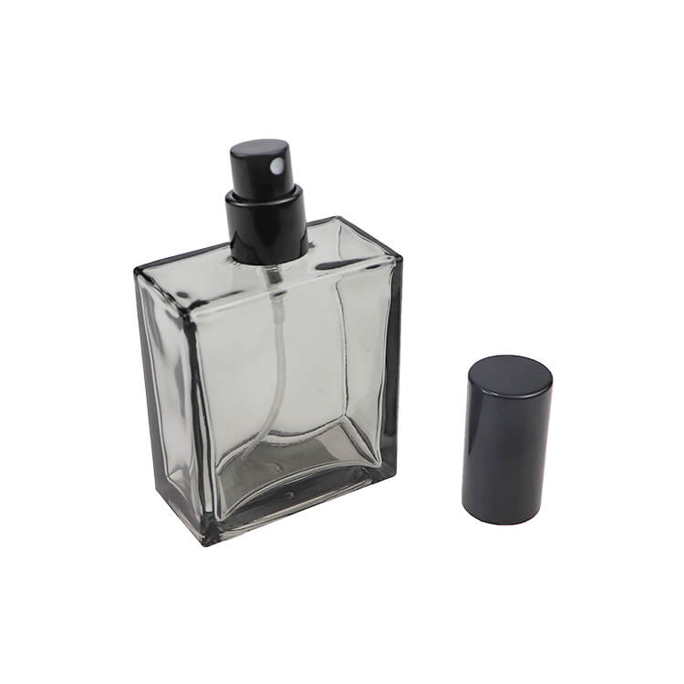 Black Square 50ml Fragrance Oil Glass Spray Bottle - Xuzhou OLU Daily Products Co., Ltd.