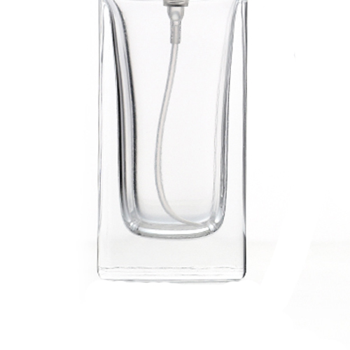 square fragrance glass bottle
