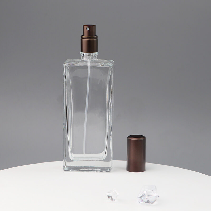 square glass perfume bottle