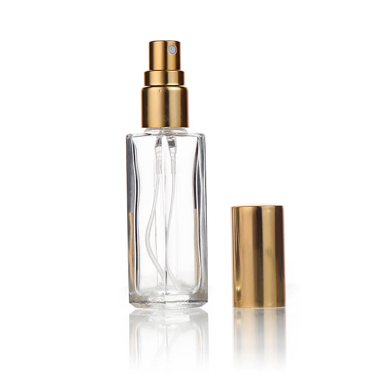 10ml Small Square Portable Perfume Glass Spray Bottle