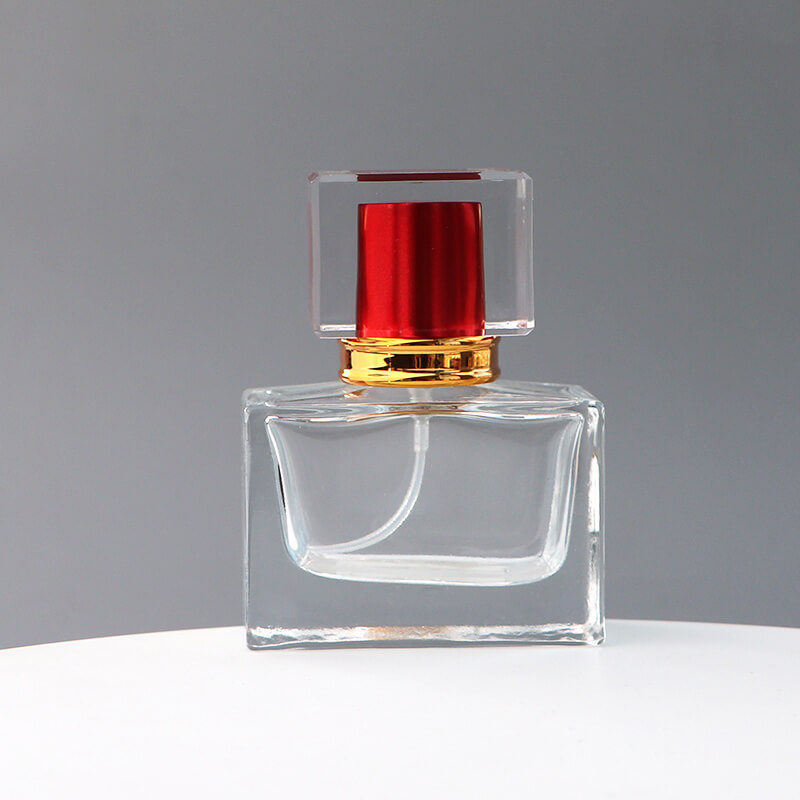 Cologne Square 30ml Small Perfume Glass Container with Cap - Xuzhou OLU Daily Products Co., Ltd.