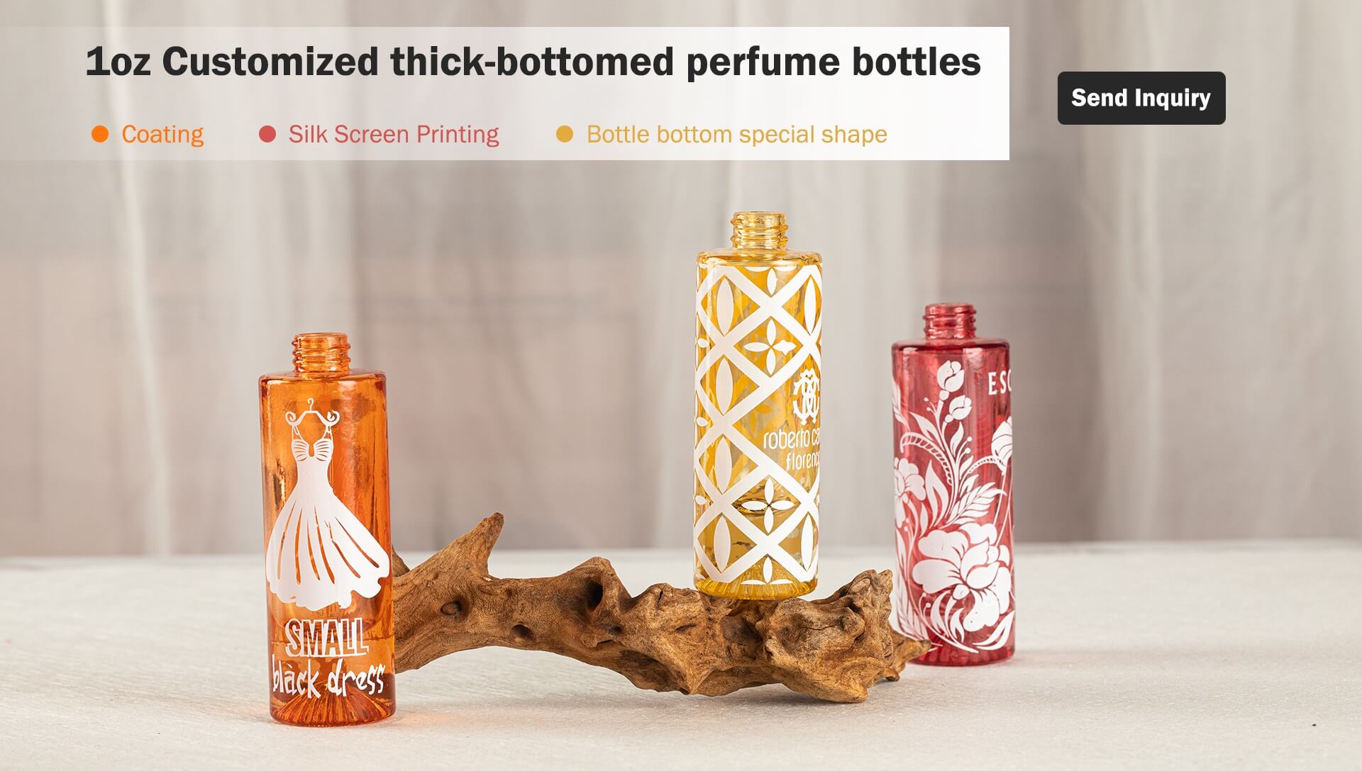 thick-bottomed perfume bottles