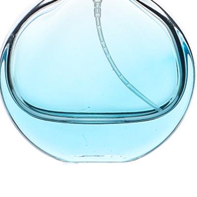 thick glass perfume bottle