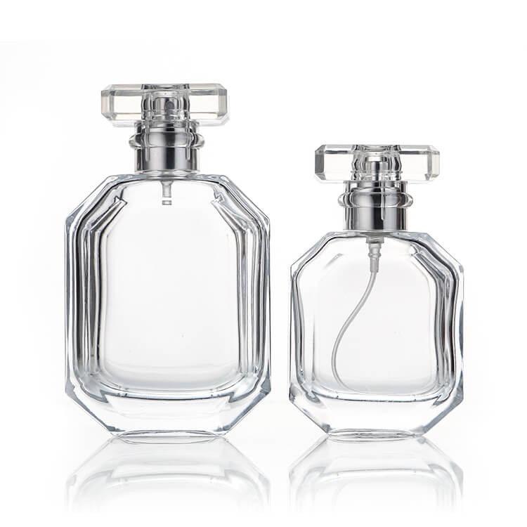 50ml 100ml  Women’s Perfume Glass Bottle With Spray Pump