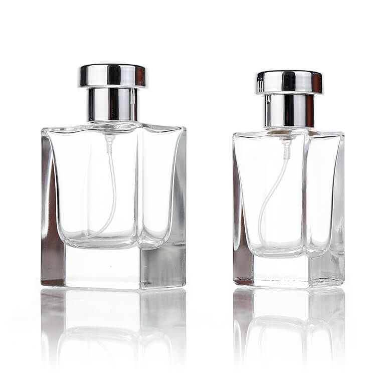 30ml 50ml Cube Thick Glass Cologne Perfume Spray Bottle
