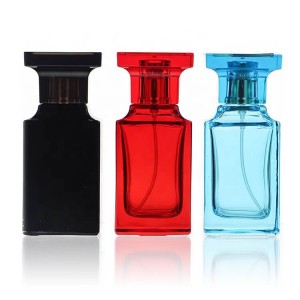 55ml Square Black Red Blue Mist Spray Perfume G...