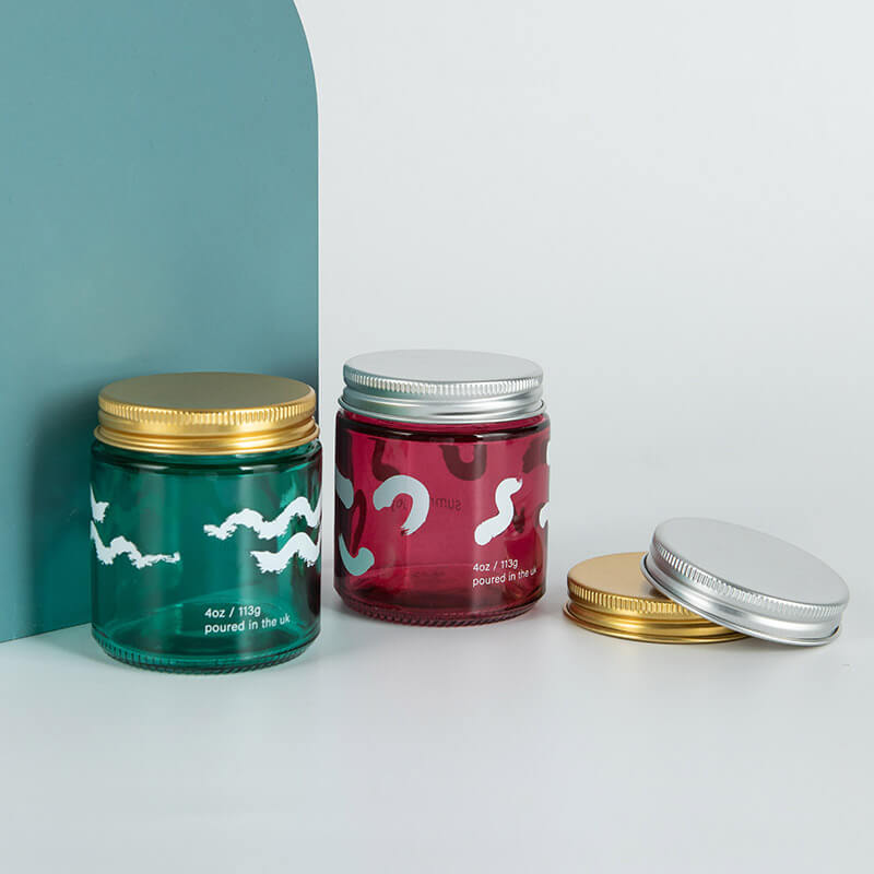 Green Bukhoor Glass Jar Luxury 120ml Wide Mouth Saffron Storage Jar - Xuzhou OLU Daily Products Co., Ltd.