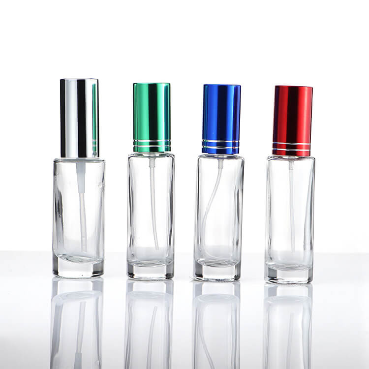25ml Round Perfume Glass Bottle with Electroplated Cap