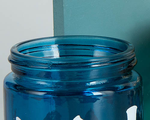 wide mouth glass jar